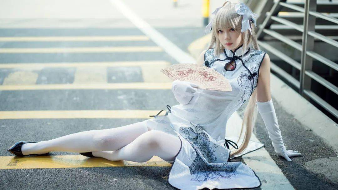 67cosplay丨穹妹旗袍,摊牌了,我永远喜欢穹妹!_马锅_end_版权