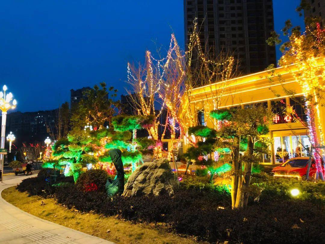 南阳夜晚亮起来_城市_夜景_效果