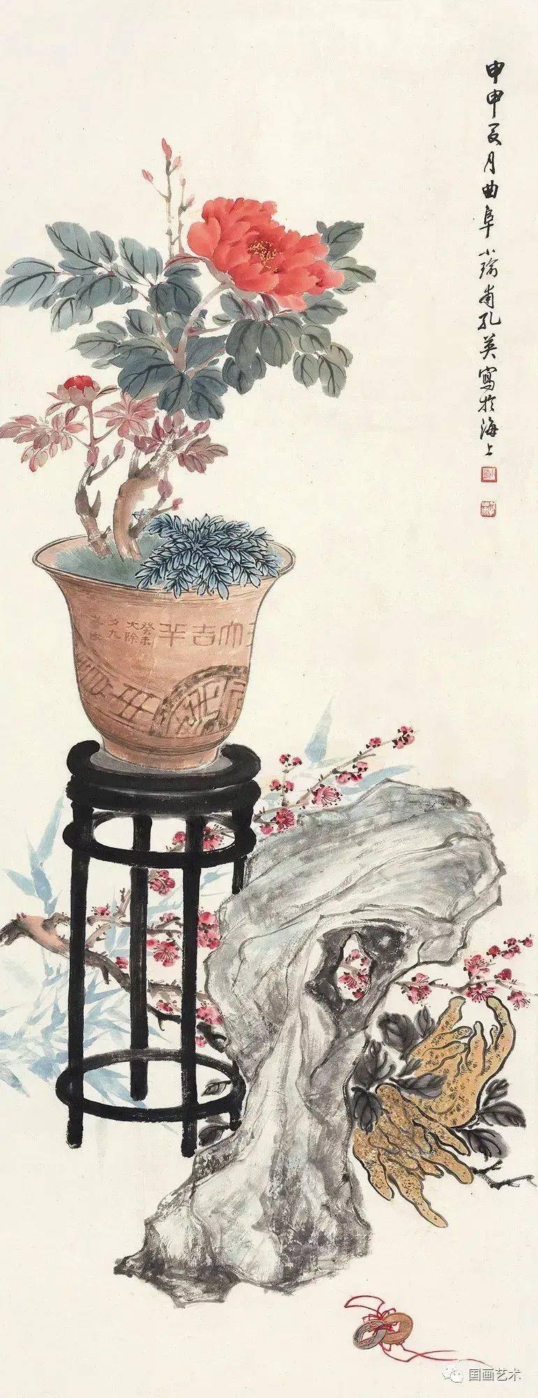 "民国四擅"之一,孔小瑜博古画作欣赏