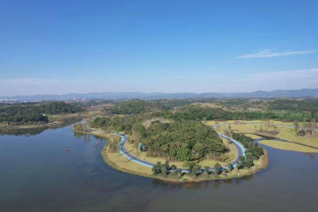 四川简州新城龙马湖公园一至四期项目全部完工