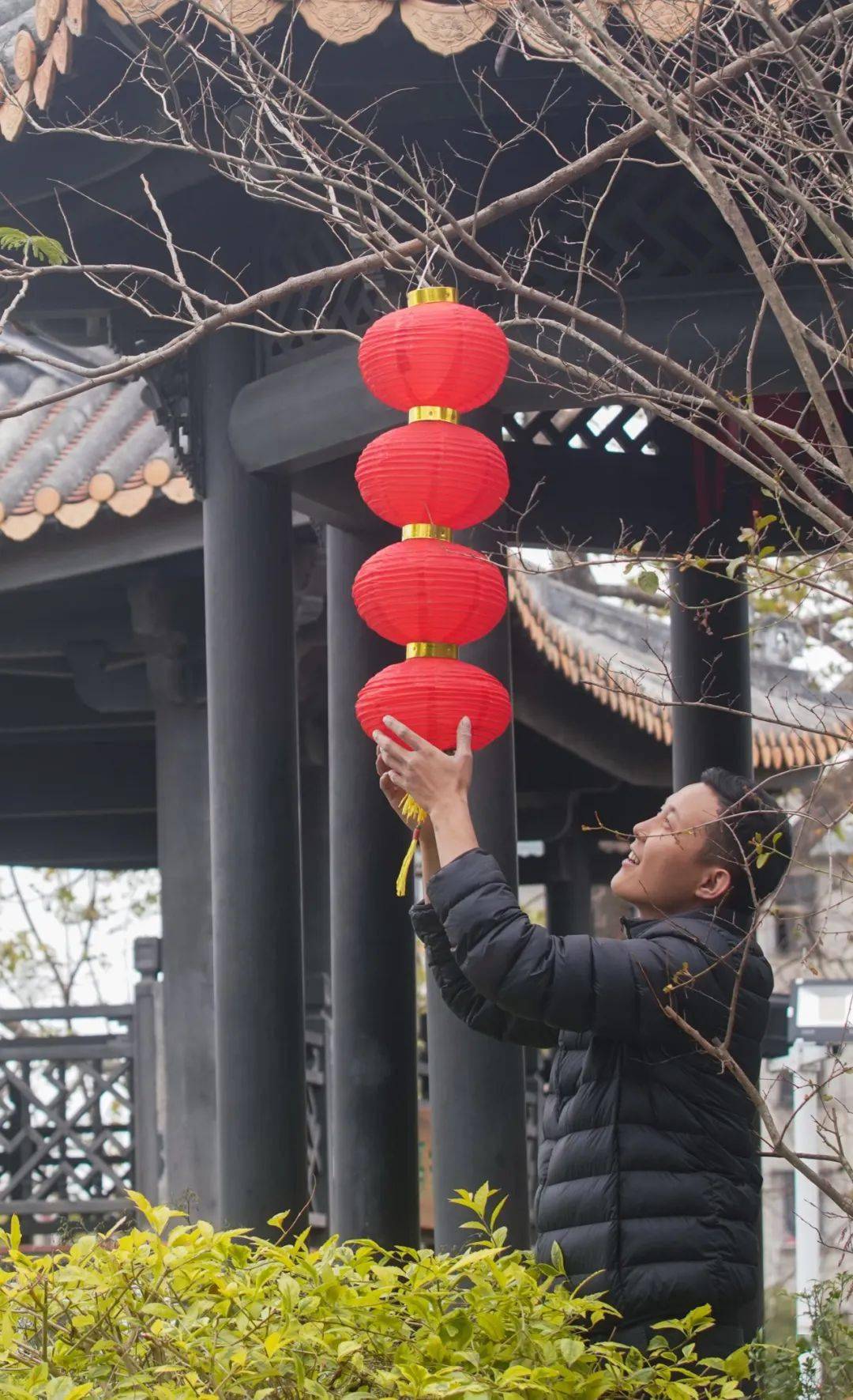 东坡祠喜迎新春张灯结彩过大年