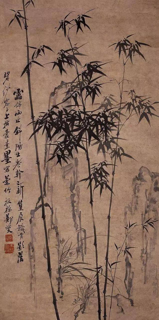 鄭板橋題詠蘭竹,詩情畫意在其間_cm_上海博物館_來源