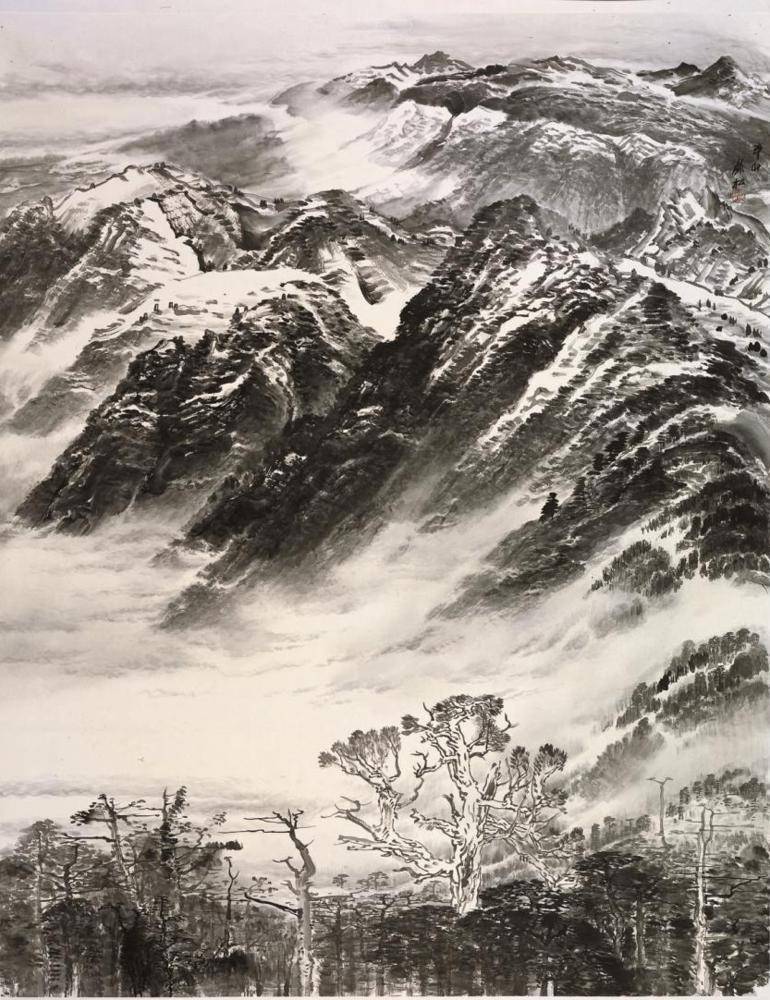 南岭报春:许钦松山水画精品展在岭南印象园亮相