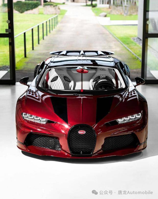 【红色的法兰西亿元战马】布加迪chiron ss "红龙之翼"w16动力心脏