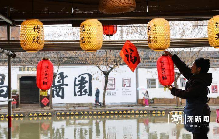 绍兴古镇年味浓_游客_特色_安昌