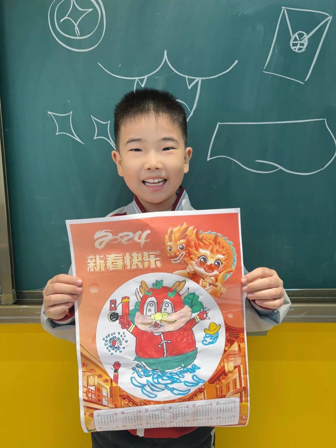 新生活·新风尚·新年画|济南市济阳街道华阳社区开展绘画创意活动