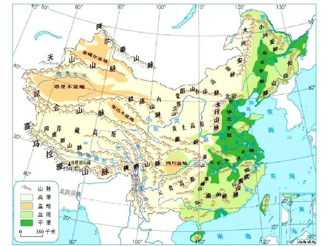 地圖原來可以這樣有趣_中國_山脈_我國