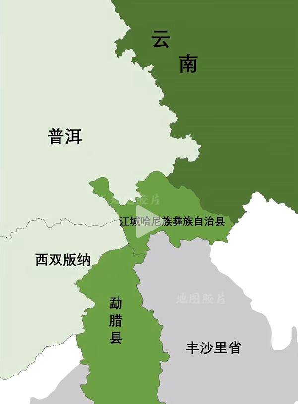 云南接壤的国家地图图片
