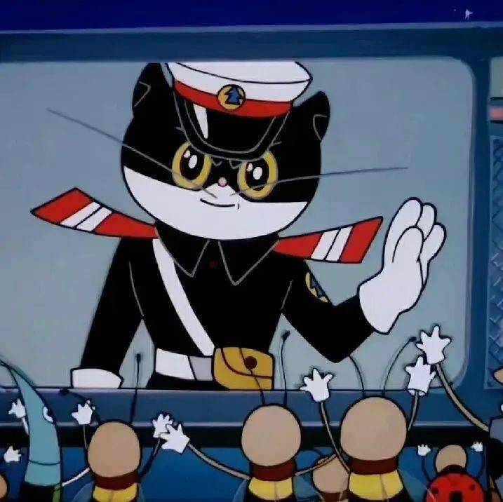 黑猫警长卡通头像图片