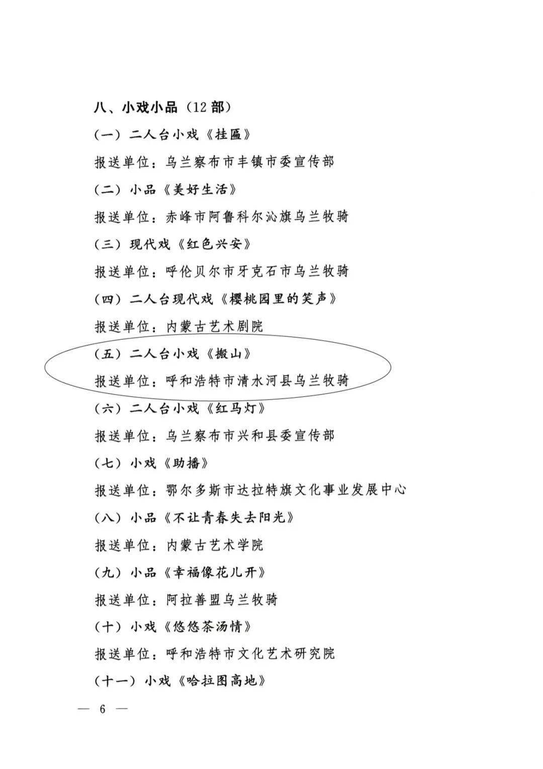 清水河县小戏《搬山》入选2023年内蒙古自治区重大主题文艺创作项目