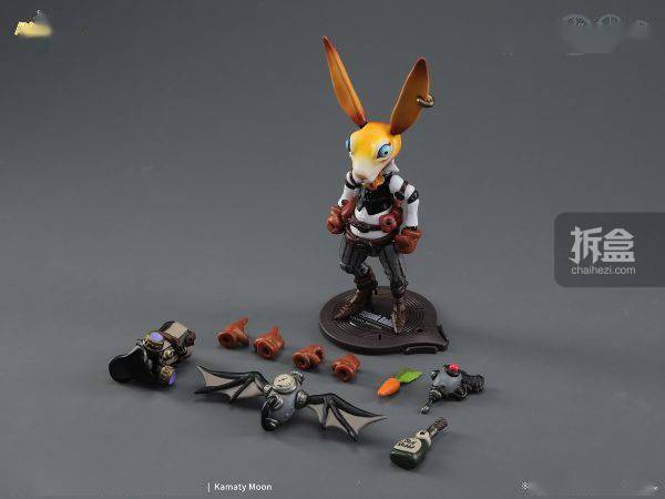 52toys 闪电奇舞 艺术家合作系列 蒸汽朋克兔 可动人偶_官方_日本