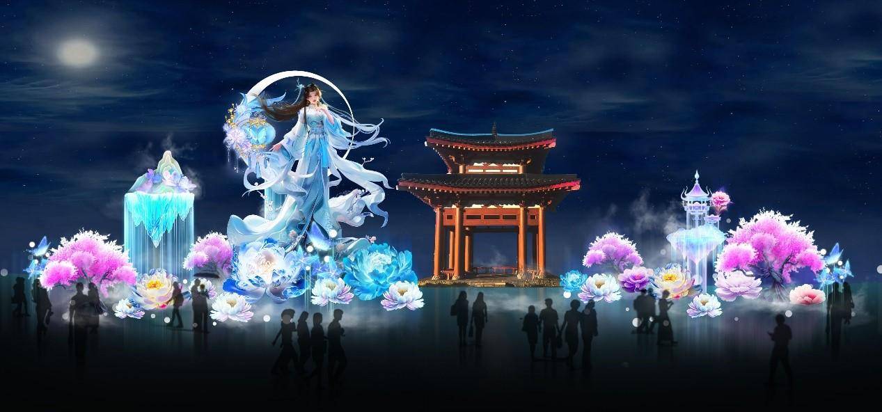 洛阳"牡丹阁千灯节"将于2月9日开幕_彩灯_文化_武皇