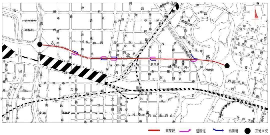 中州大道南段(宇通立交—京广南路),新龙路,迎宾东路