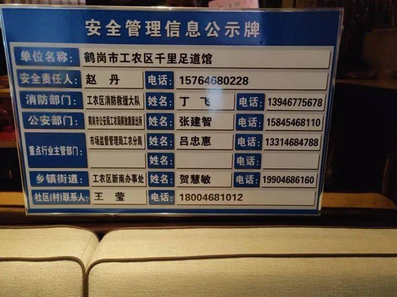 你好"火焰蓝"丨【除患攻坚 】安全管理信息公示牌上墙,落实单位安全