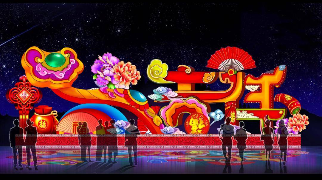 金华市区春节赏灯"地图"来了_公园_广场_彩灯