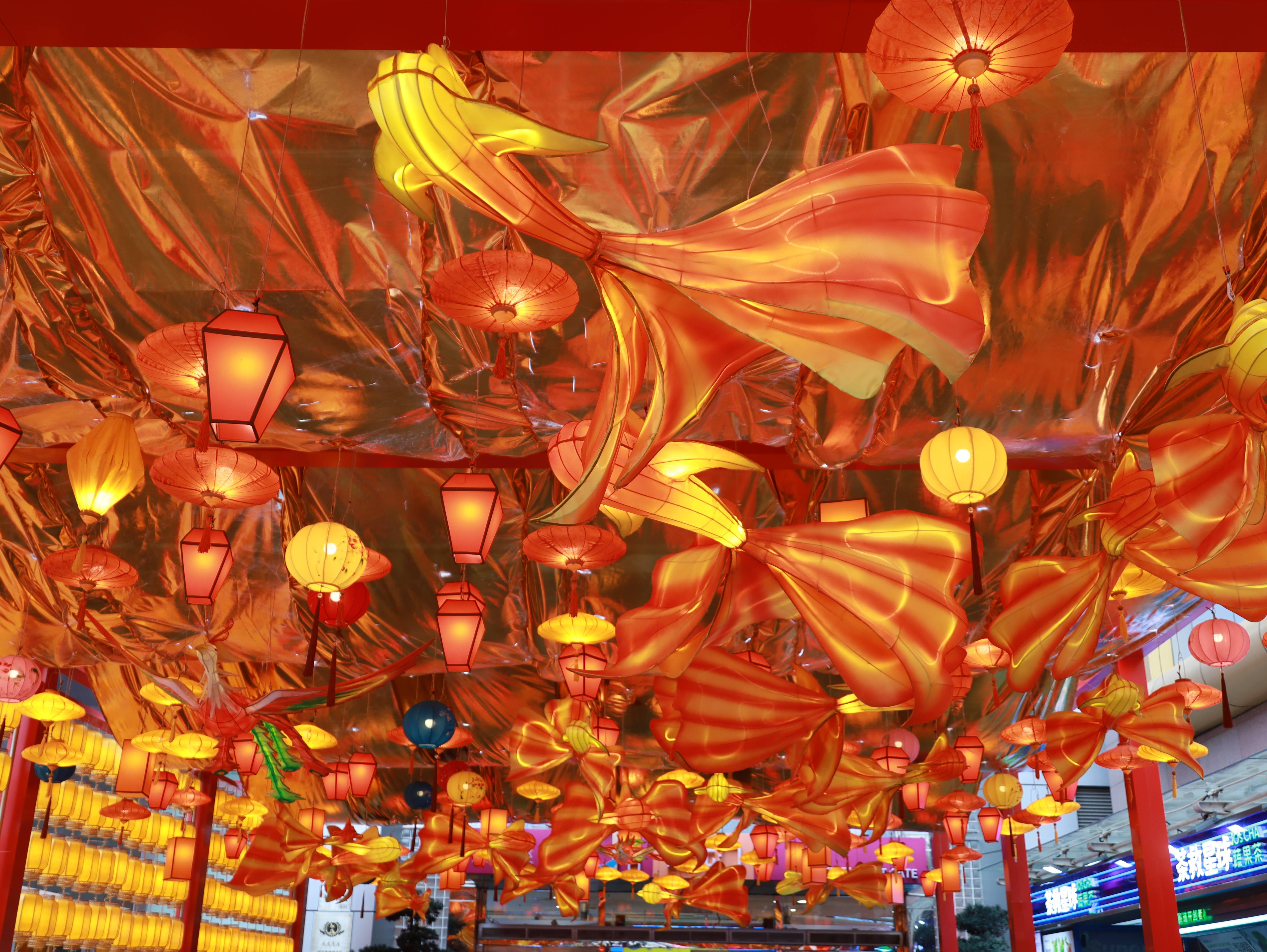 花灯长廊,养生茶品……广州地标商业火热迎新春