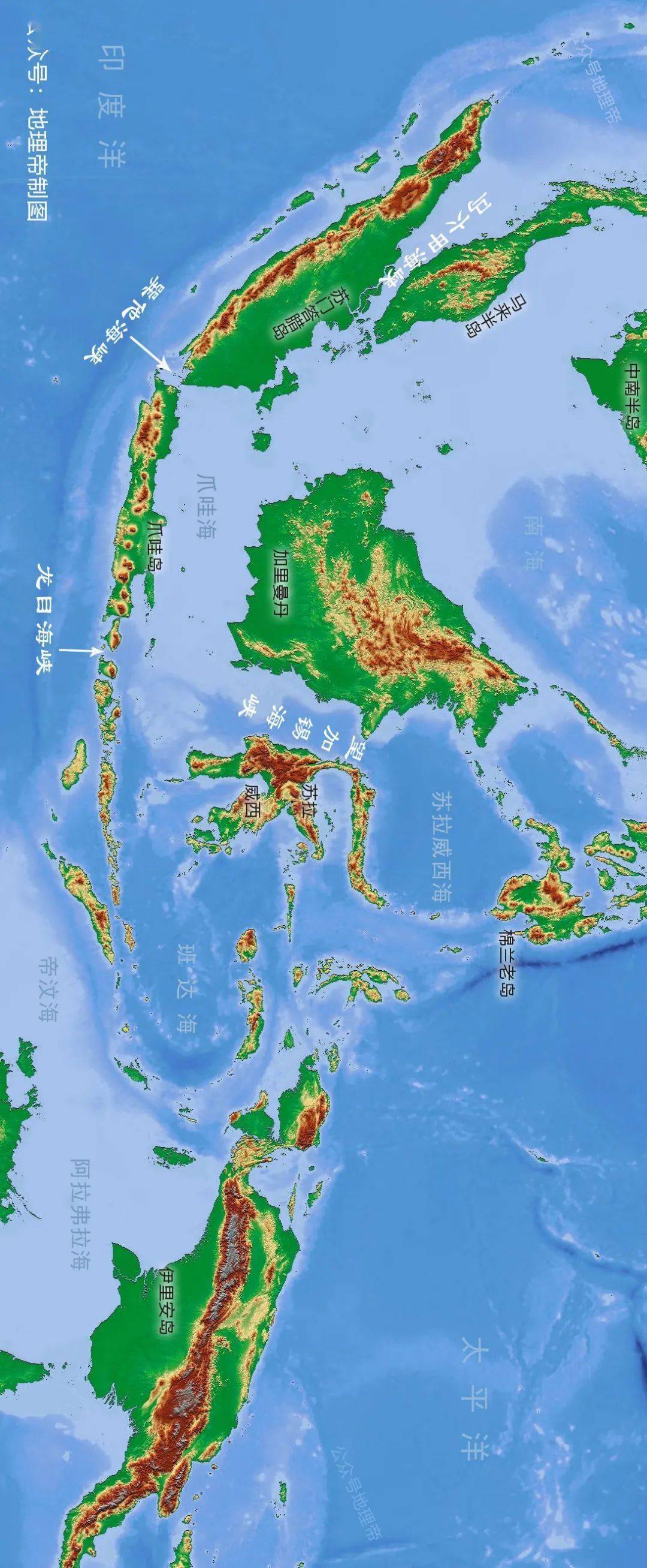 这些海峡宽阔水深.它们分别是巽他海峡,龙目海峡,望加锡海峡