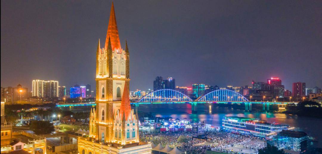 壁纸 建筑 塔 夜景 1080_516