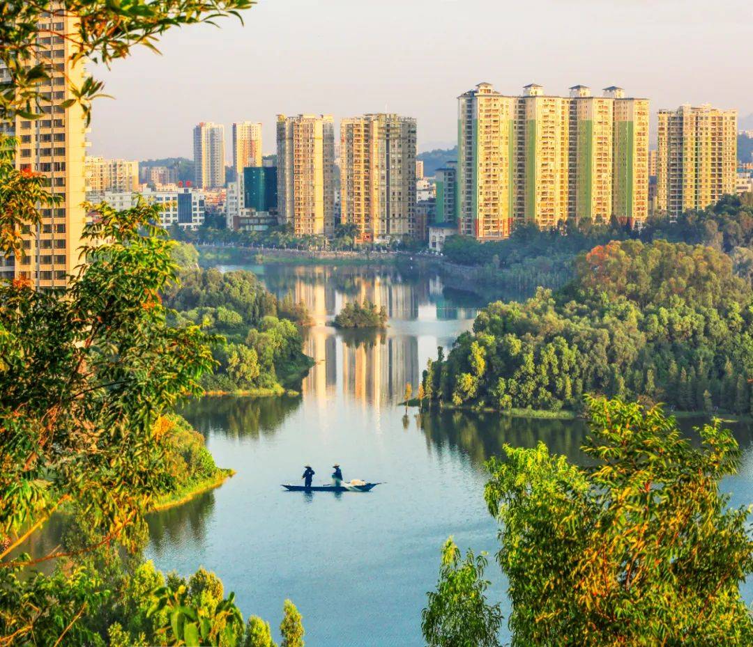 鸳鸯湖,漠阳湖,北湖镶嵌在阳江城中大小湖泊如散落的玉石同样值得"