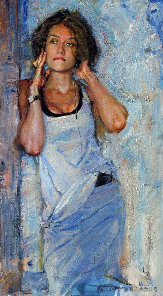 俄罗斯现实主义画家叶夫根尼 · 莫纳霍夫油画