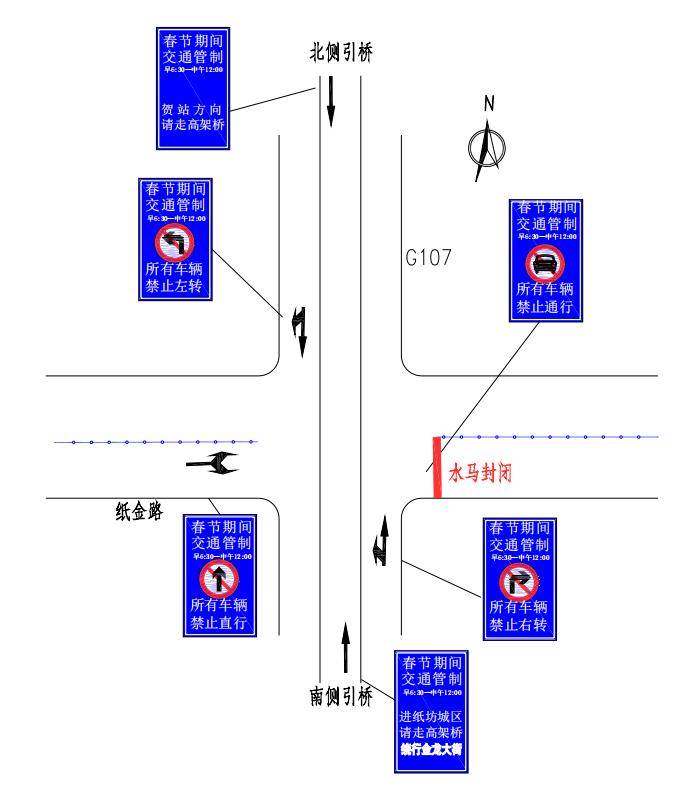 (公交車及公勤救援車輛除外)10,天子山大道與101省道交匯路口管制措施