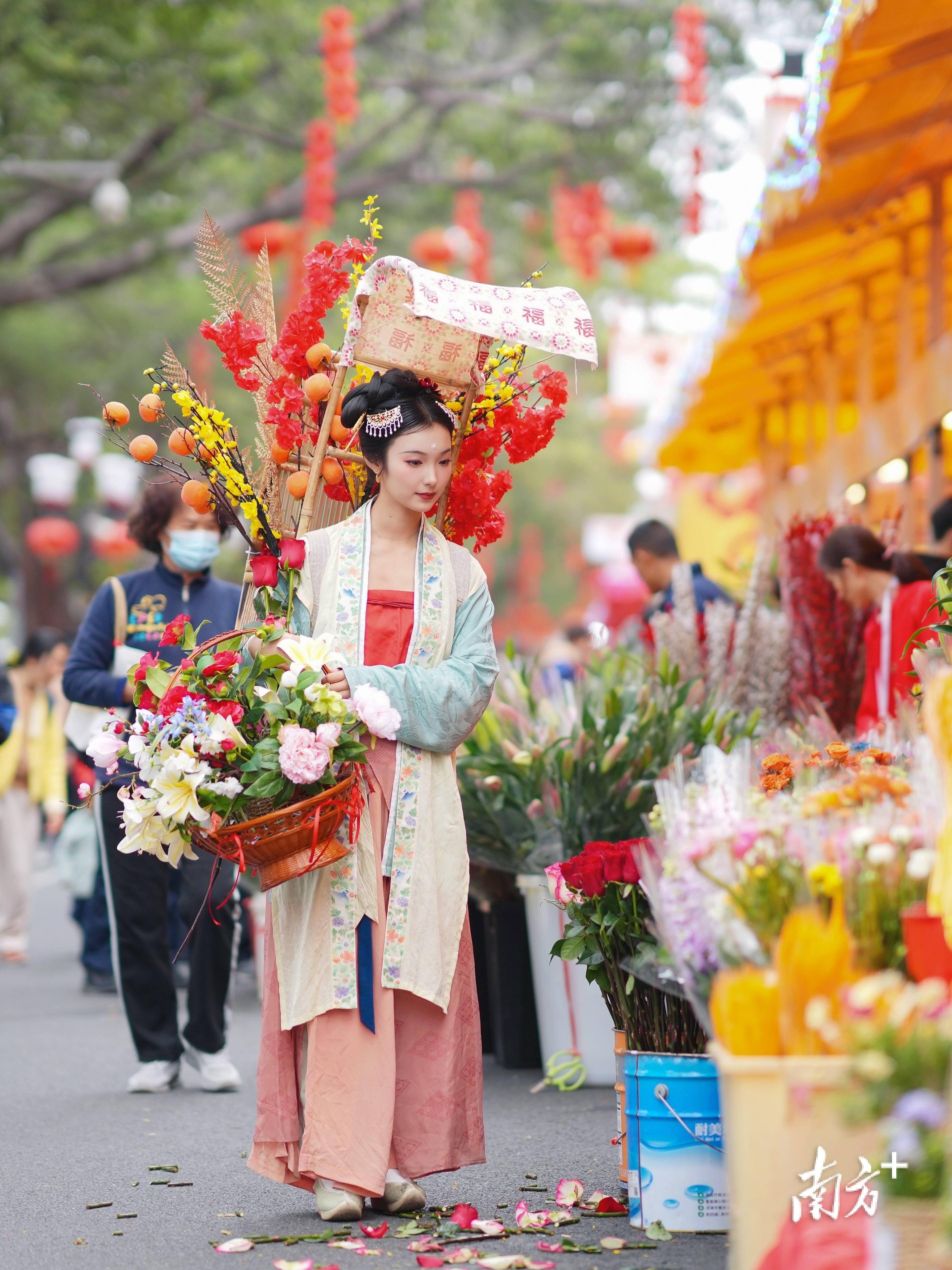 广州逛花市图片