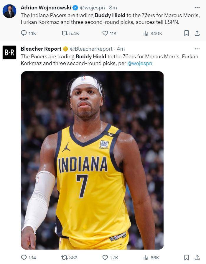 费城5换1希尔德补大帝空缺:1数据联盟唯二 今夏将成自由球员_交易