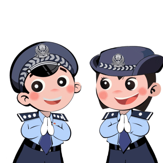 津味儿卡通警察"天天""津津"新春贺岁登场_应用_场景_表情