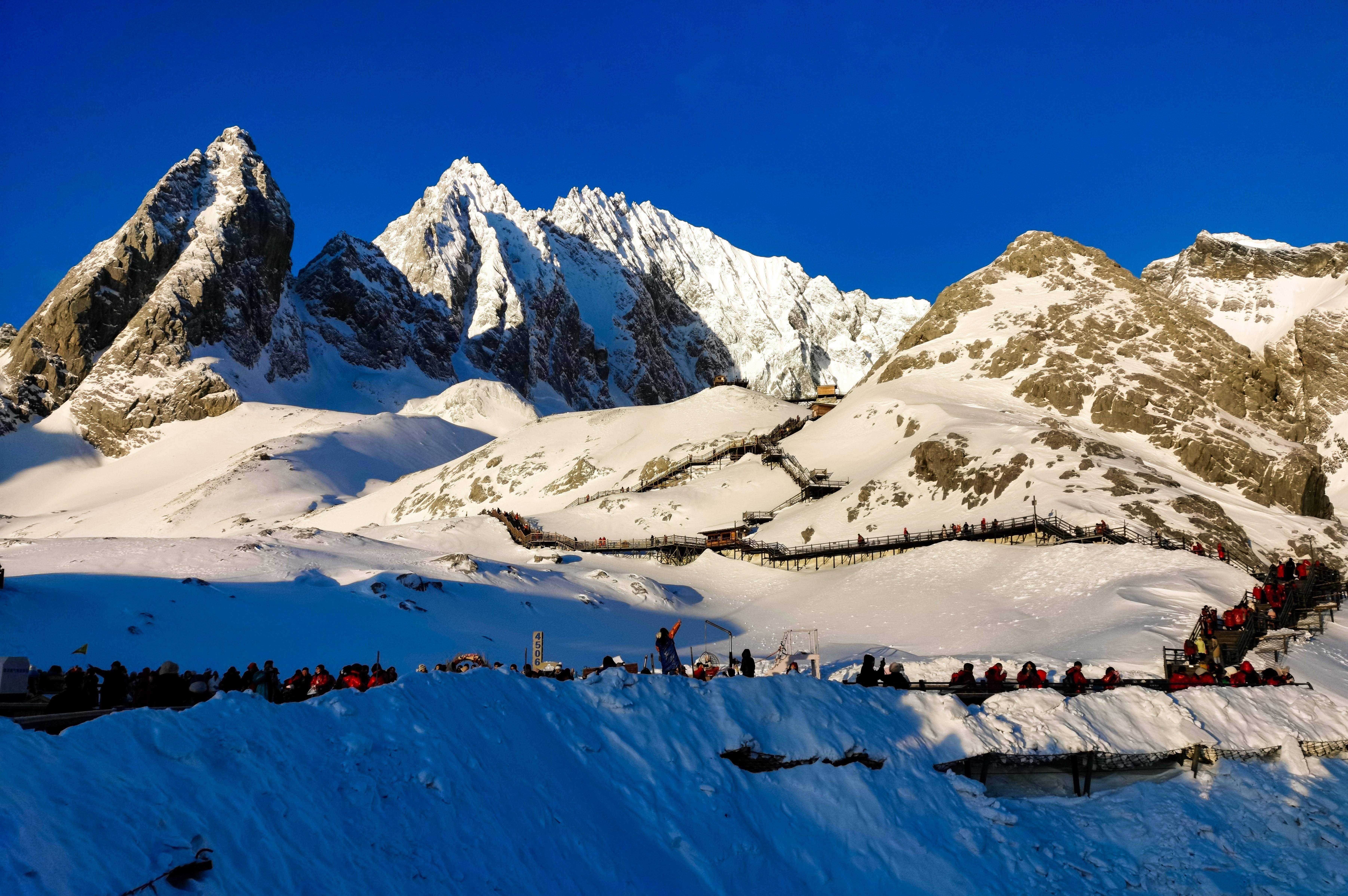 玉龙雪山照片实拍图片