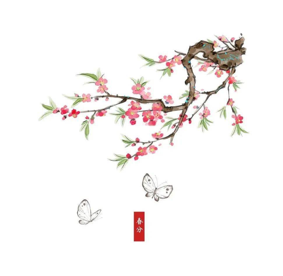 出自《诗经·周南·桃夭》中的"桃之夭夭,灼灼其华",即桃花盛开时所