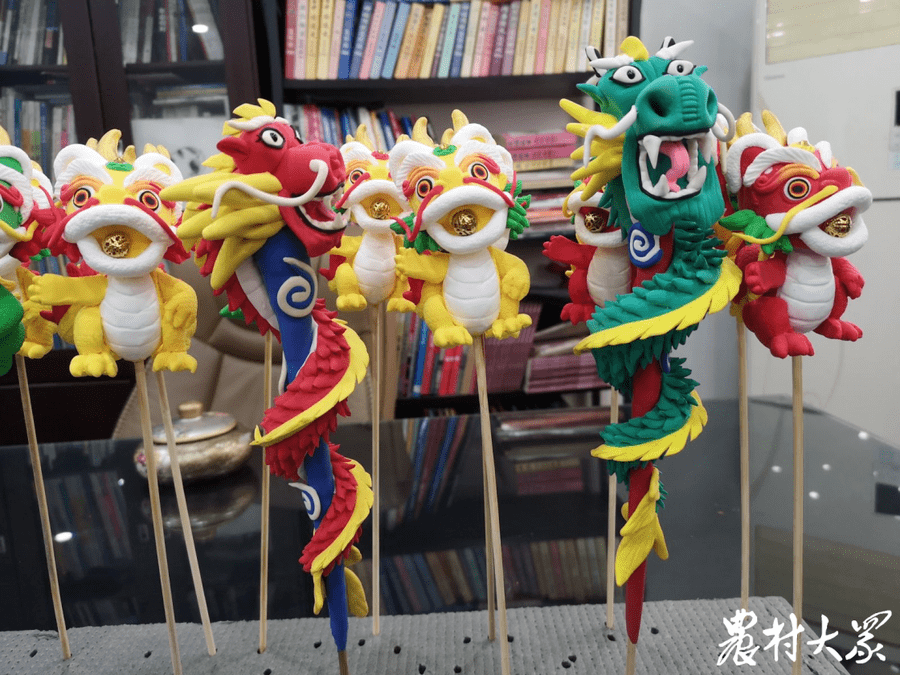 非遗面塑贺新年,三款面塑龙闪亮登场_梁军_年轻人_潮风