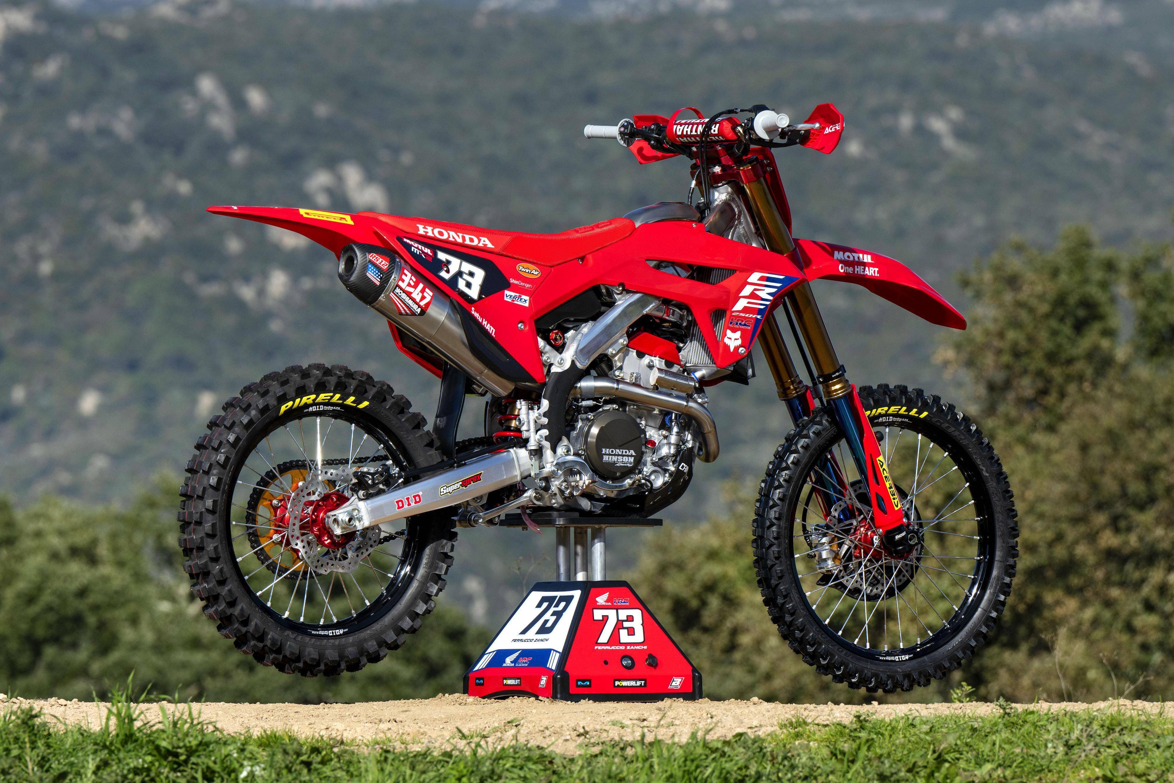 mxgp 世界越野锦标赛 2024:honda crf250rw 工厂赛车