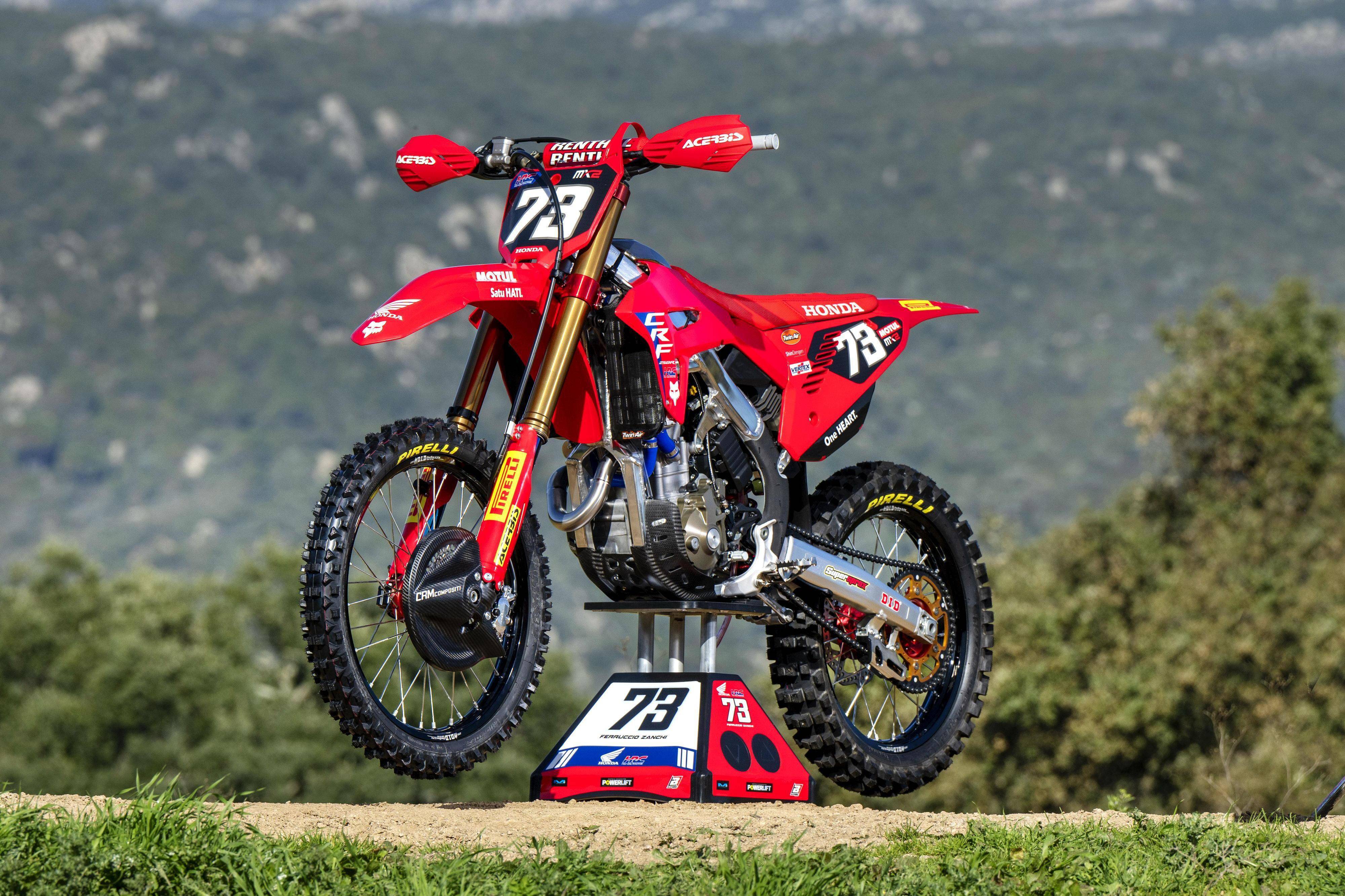 mxgp 世界越野锦标赛 2024:honda crf250rw 工厂赛车