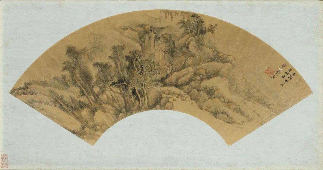台北故宫藏董其昌山水扇面30件_画册_书画_册页