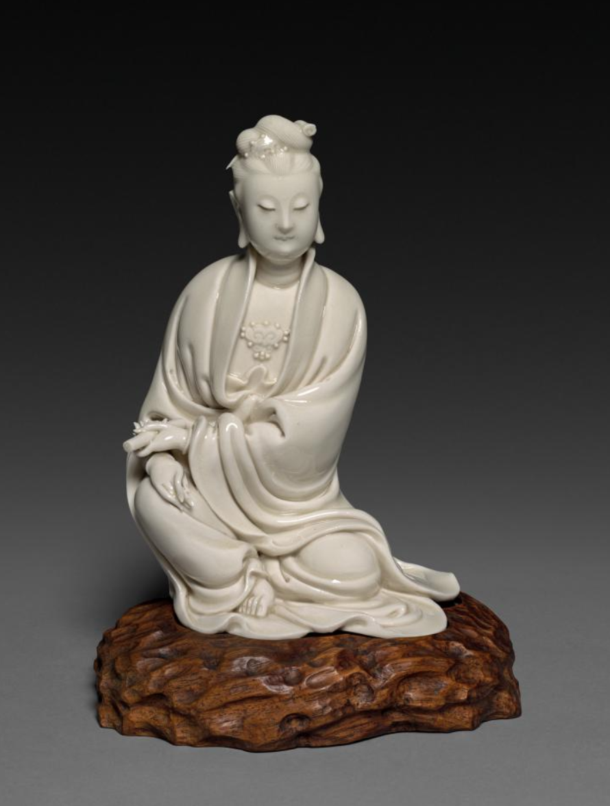 好文回顾:1200万的何朝宗达摩像,值!_德化_款识_渡海观音