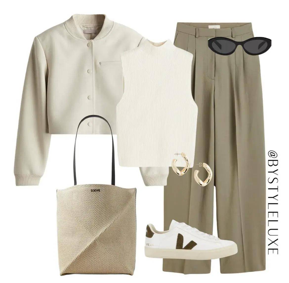 米色系外套真的好温柔啊,7套穿搭示范,穿出优雅柔美感