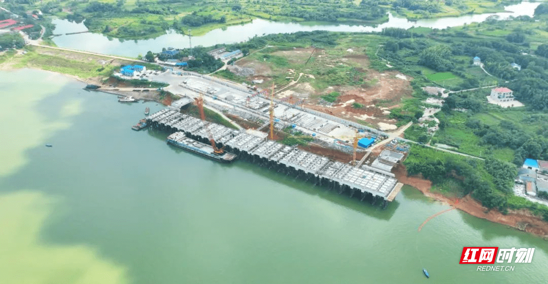 新春走基层丨湘阴:虞公港项目吹响复工"集结号"_建设