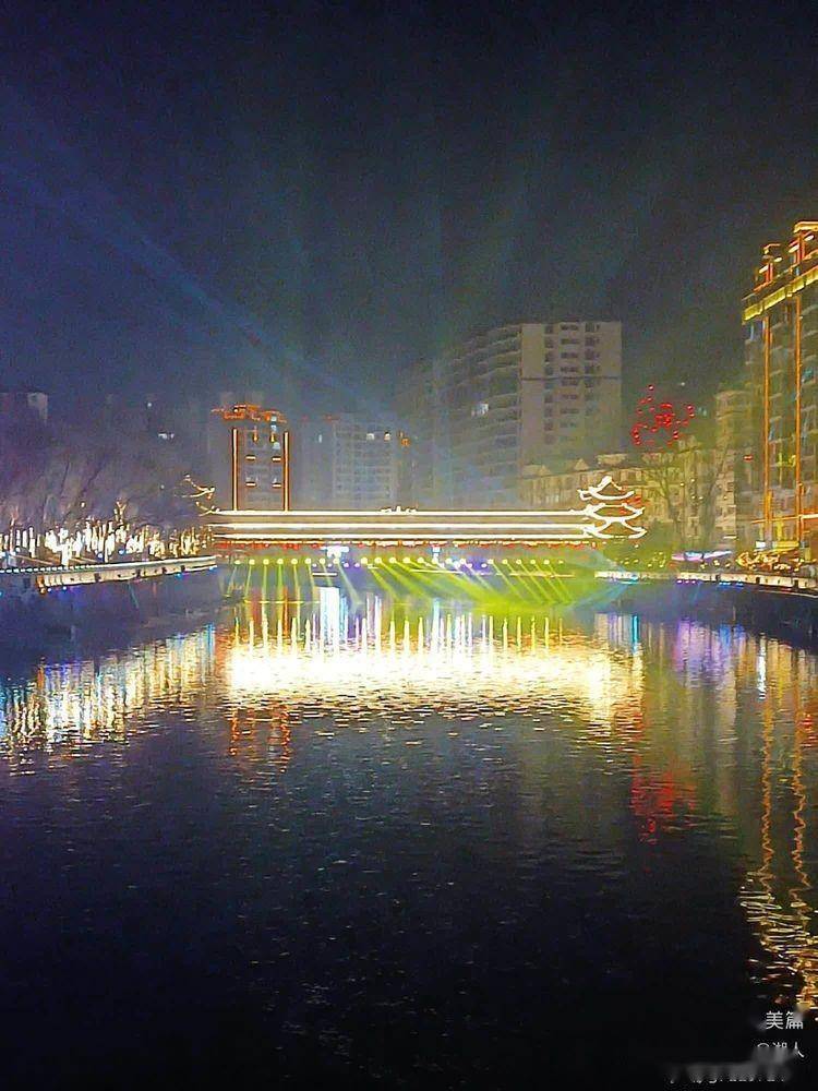 春节假期,夜游汉中宁强!_古城_人们_魅力