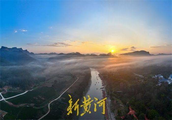 溪流九曲泻云液,山光倒浸清涟漪|新黄河镜相_王章华