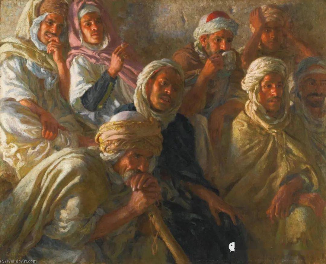 油画人物欣赏——e07tienne·nasreddine·dinet