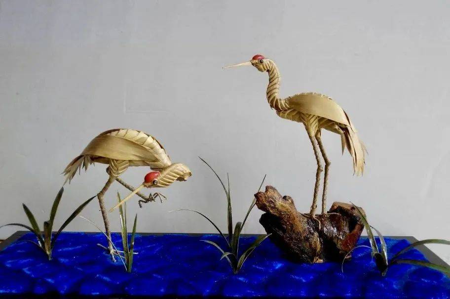 "秀"年味儿,看棕榈叶72"编"_叶邦叔_棕编_作品