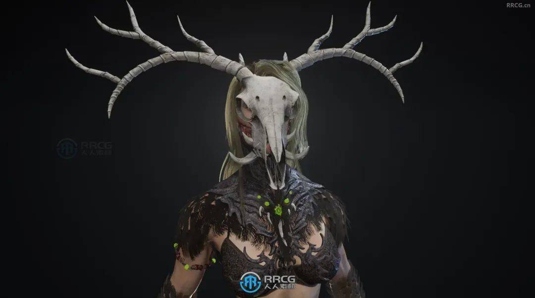 邪恶女恶魔人物角色模型ue游戏素材