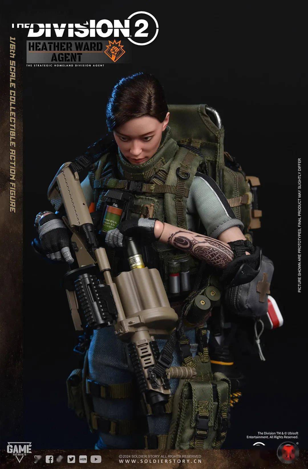 soldierstory 1/6 育碧 全境封锁2 女特工 希瑟 瓦德 ssg009_时间