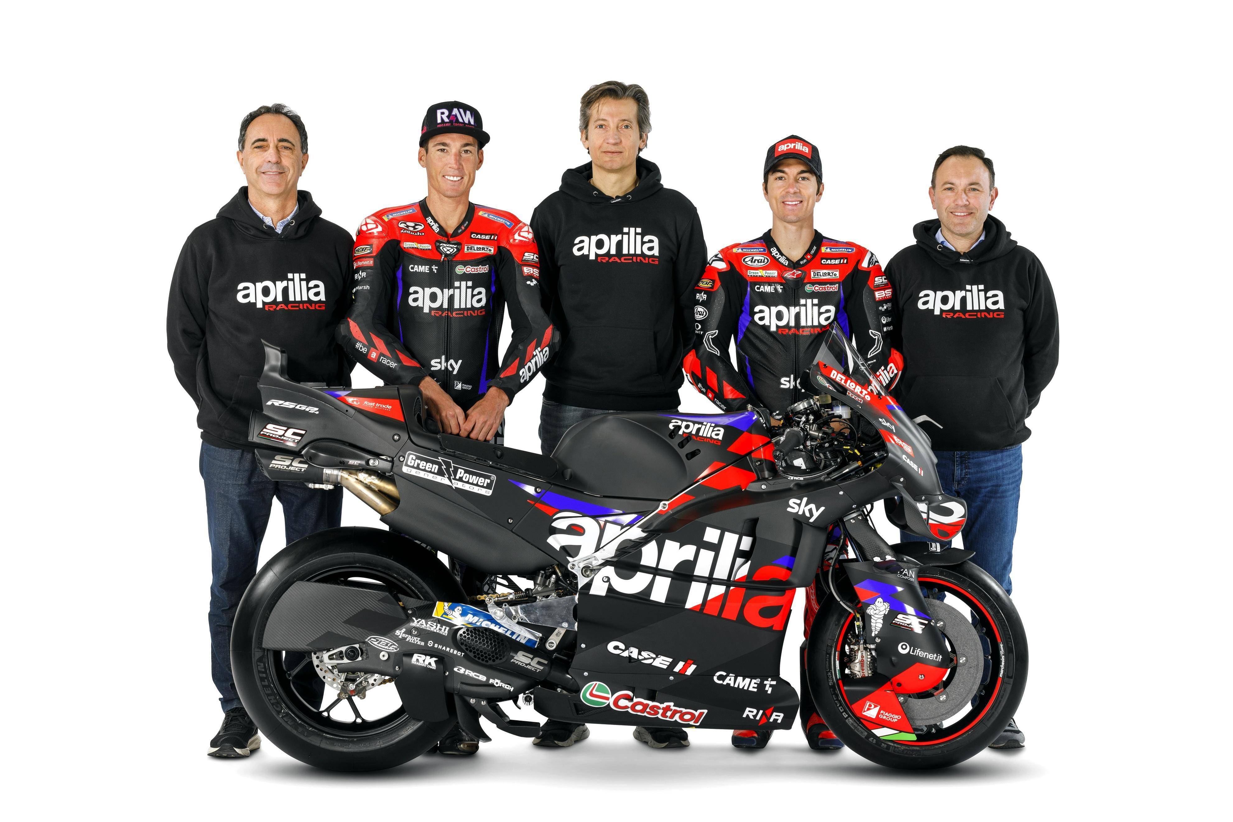 motogp 2024:aprilia 阿普利亚工厂车队