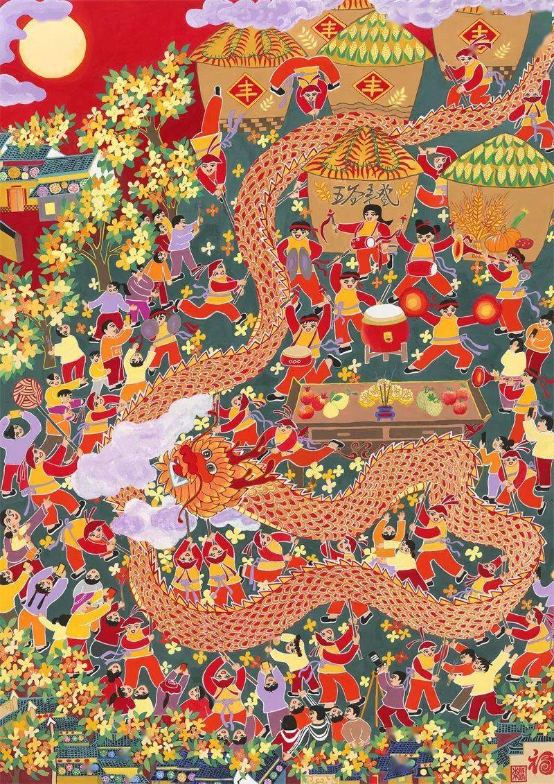 【赏年画·过大年】我们的小康生活美术创作展示(五)_文明_文化_山东