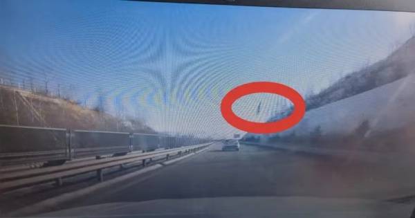 天降"福"字?高速行车被"福"字砸中_车辆_报警_吉林