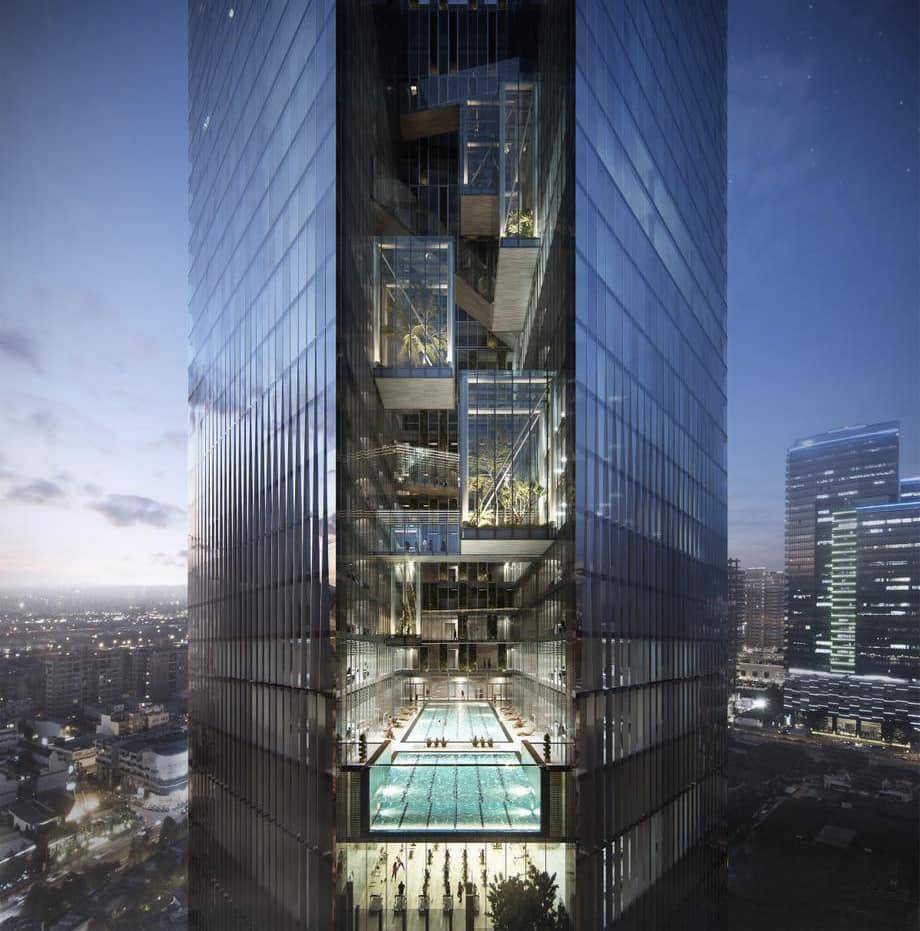 台湾省台中第一高楼即将建成_建筑_aedas_塔楼