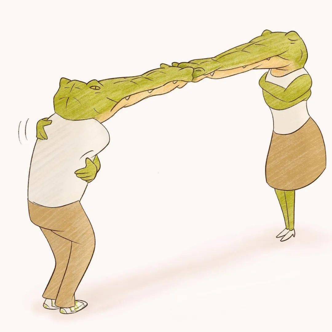 22幅无厘头插画,让你笑到停不下来!_鳄鱼_长颈鹿_作品