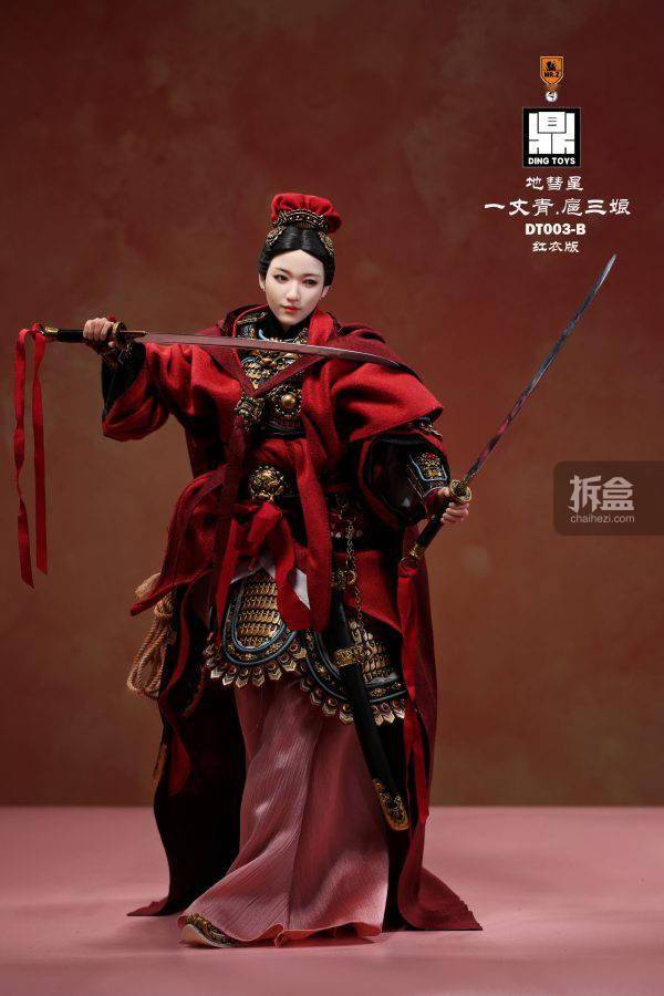 z ding toys 地慧星 一丈青 扈三娘 水浒传 1/6可动人偶