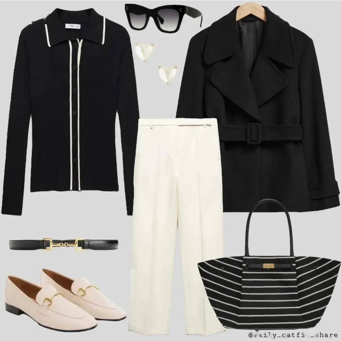 6套搭配示范,简单也不减时尚感,穿出适合普通人的